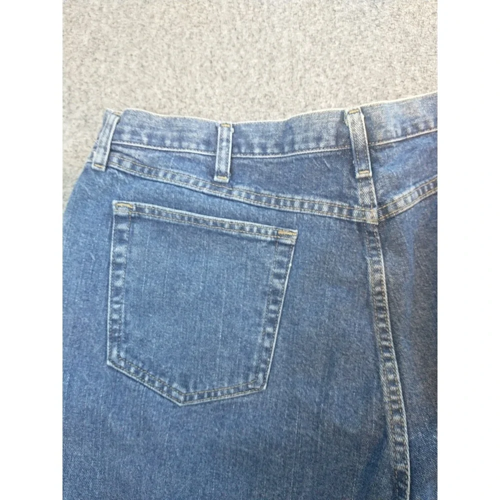 Wrangler Hero Authentic Mens Blue Straight Leg Jeans 38x31 Medium Wash 97T01VR